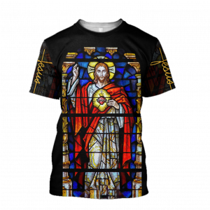 Unisex TShirt Jesus 3D All Over Printed Love God Gifts Unisex Us size Shirts